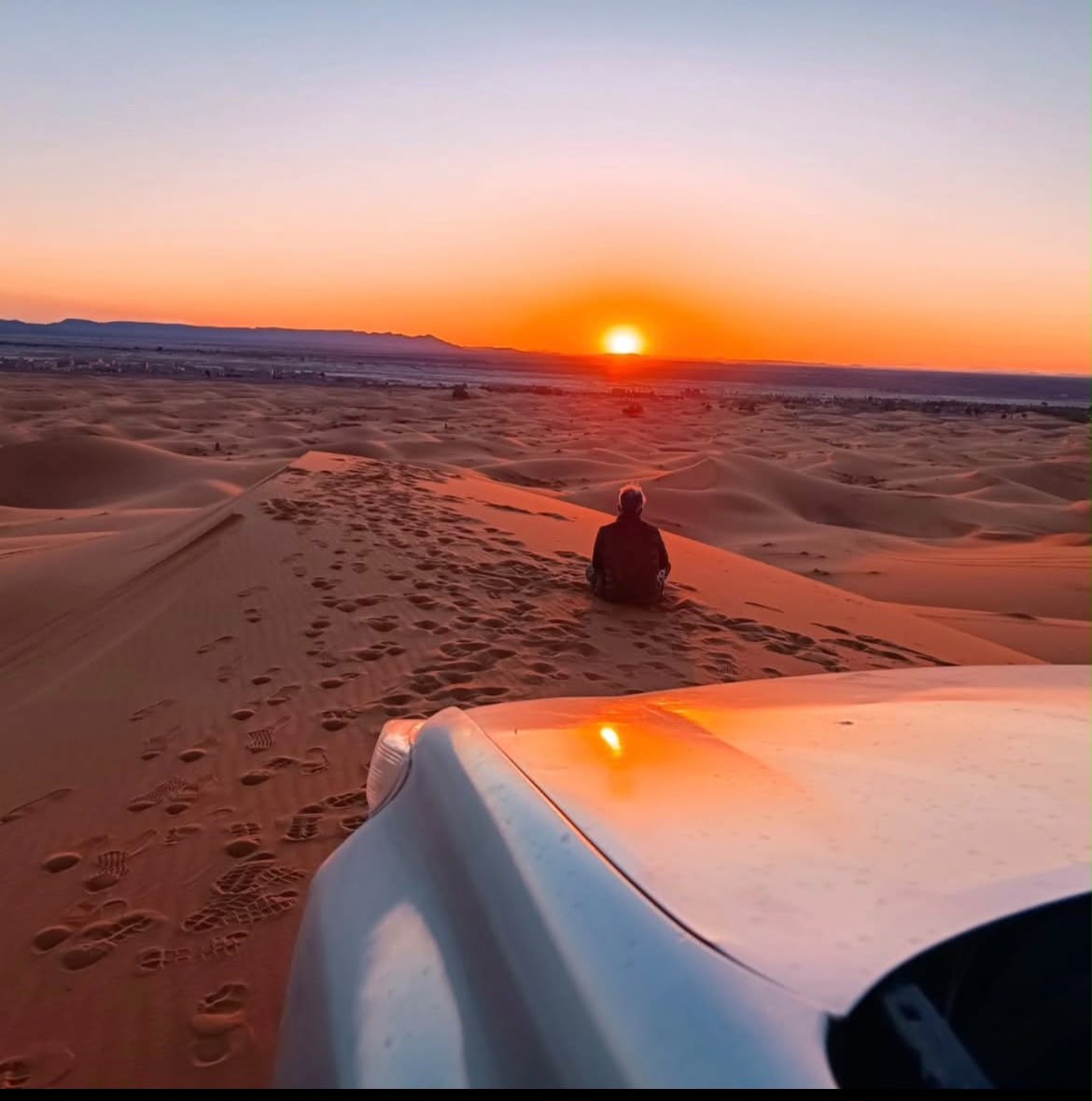 Sunrise over Erg Chegaga